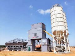 方圓HZS90D攪拌站助力摩洛哥機場建設(shè)！
