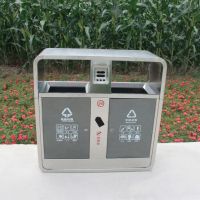 河南天祥 戶外不銹鋼垃圾箱分類(lèi)垃圾桶公共果皮箱 支持批發(fā)定制