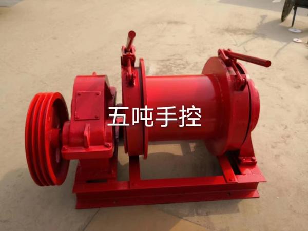 行星式手剎離合卷揚機